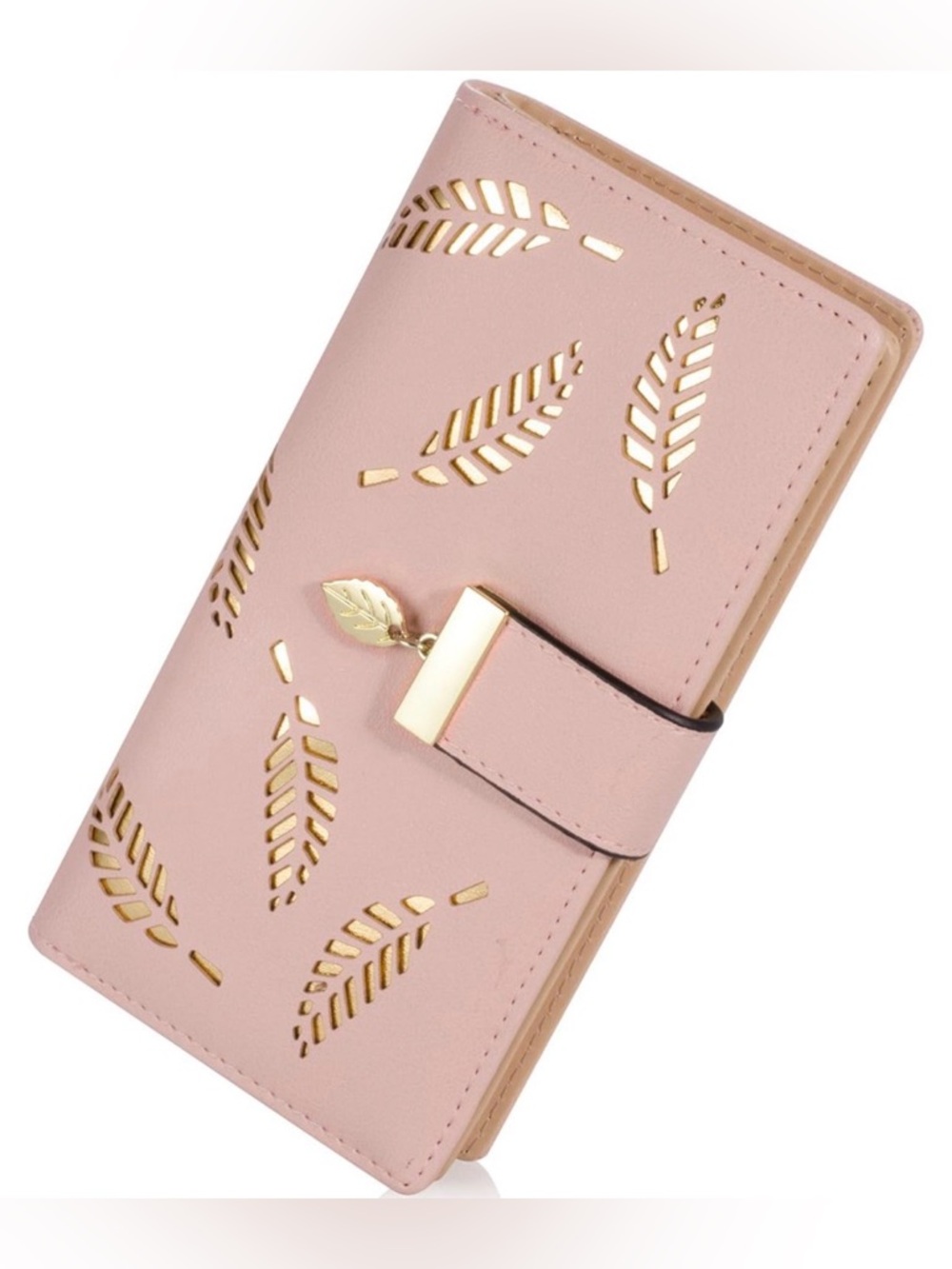 NWT~Leather Clutch/Wallet w/ Room for Phone.